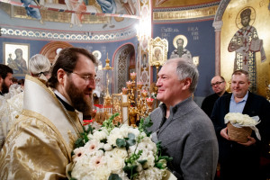 Ночное рождественское богослужение в Свято-Троицком кафедральном соборе г. Саратова