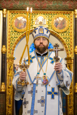 Митрополит Игнатий совершил Божественную литургию в храме в честь иконы Божией Матери «Утоли моя печали» г. Саратова