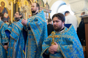 Митрополит Игнатий совершил Божественную литургию в храме в честь иконы Божией Матери «Утоли моя печали» г. Саратова