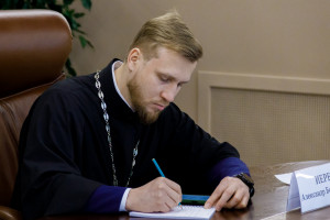 Митрополит Игнатий встретился с губернатором Саратовской области Романом Викторовичем Бусаргиным