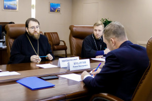 Митрополит Игнатий встретился с губернатором Саратовской области Романом Викторовичем Бусаргиным