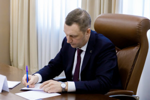 Митрополит Игнатий встретился с губернатором Саратовской области Романом Викторовичем Бусаргиным