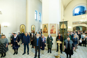 Митрополит Игнатий совершил Божественную литургию в соборном храме святителя Спиридона Тримифунтского г. Саратова