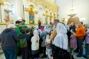 Митрополит Игнатий совершил Божественную литургию в соборном храме святителя Спиридона Тримифунтского г. Саратова