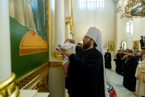 Митрополит Игнатий совершил таинство Крещения