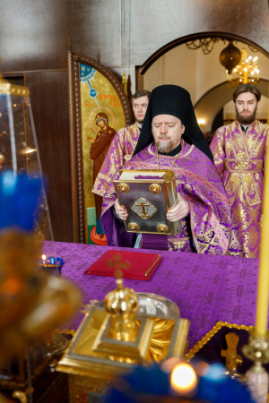 Митрополит Игнатий совершил Божественную литургию в Петропавловском храме г. Саратова