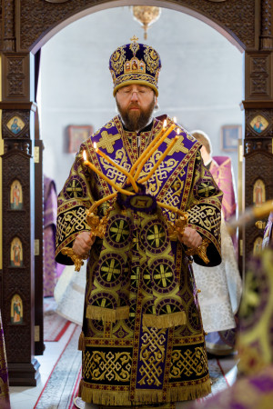 Митрополит Игнатий совершил Божественную литургию в Петропавловском храме г. Саратова