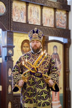 Митрополит Игнатий совершил Божественную литургию в Петропавловском храме г. Саратова