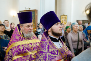 Митрополит Игнатий совершил Божественную литургию в Петропавловском храме г. Саратова