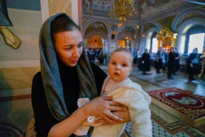Митрополит Игнатий совершил Литургию Преждеосвященных Даров в Свято-Троицком кафедральном соборе г. Саратова