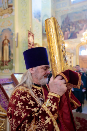 Митрополит Игнатий совершил Божественную литургию в Покровском соборе г. Саратова
