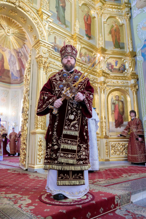 Митрополит Игнатий совершил Божественную литургию в Покровском соборе г. Саратова