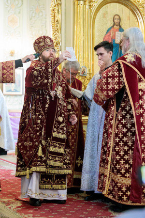 Митрополит Игнатий совершил Божественную литургию в Покровском соборе г. Саратова