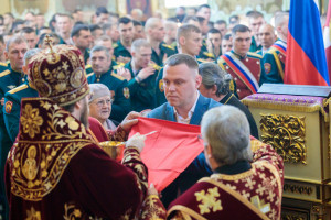 Митрополит Игнатий совершил Божественную литургию в Покровском соборе г. Саратова