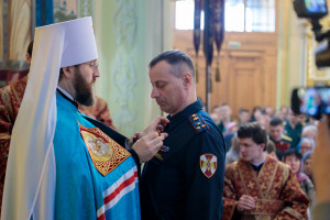 Митрополит Игнатий совершил Божественную литургию в Покровском соборе г. Саратова