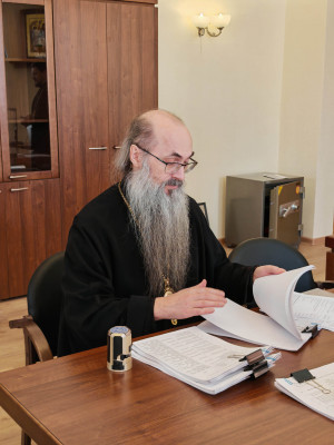 В Балаковском епархиальном управлении состоялась передача дел Балаковской епархии