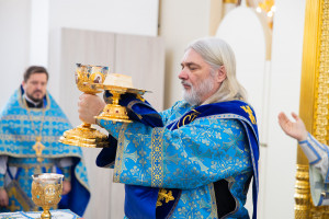 Митрополит Игнатий совершил Божественную литургию в Николо-Тихвинском соборном храме г. Саратова