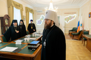 Состоялся Архиерейский совет Саратовской митрополии