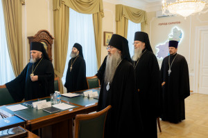 Состоялся Архиерейский совет Саратовской митрополии