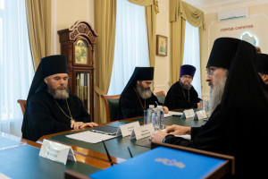 Состоялся Архиерейский совет Саратовской митрополии