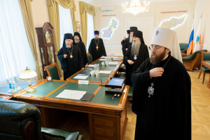 Состоялся Архиерейский совет Саратовской митрополии