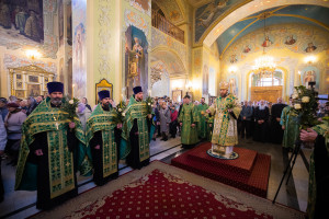 Митрополит Игнатий совершил всенощное бдение в Покровском соборе г. Саратова