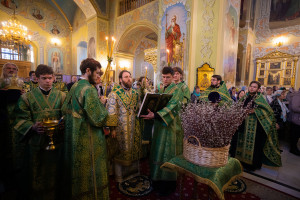 Митрополит Игнатий совершил всенощное бдение в Покровском соборе г. Саратова