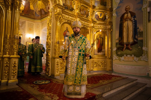Митрополит Игнатий совершил всенощное бдение в Покровском соборе г. Саратова