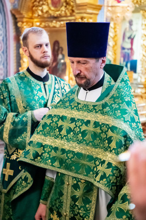 Божественная литургия в Свято-Троицком кафедральном соборе г. Саратова