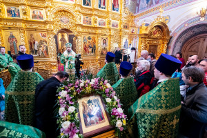 Божественная литургия в Свято-Троицком кафедральном соборе г. Саратова