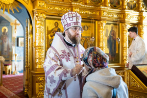Митрополит Игнатий совершил вечерню в соединении с Крещальной литургией в Свято-Троицком кафедральном соборе г. Саратова