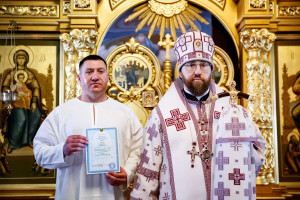 Вечерня в соединении с Крещальной литургией в Свято-Троицком кафедральном соборе г. Саратова