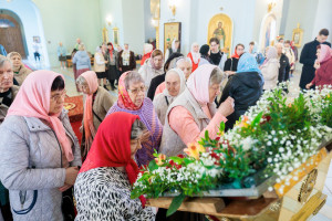 Митрополит Игнатий совершил Божественную литургию в Покровском храме г. Петровска