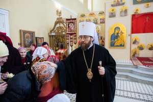 Митрополит Игнатий совершил Божественную литургию в храме святой равноапостольной Марии Магдалины г. Саратова