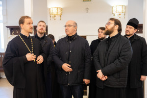 Митрополит Игнатий познакомил представителя компании «Норильский никель» с работой епархиальных структур