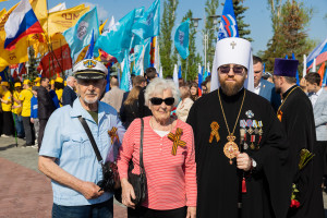 Митрополит Игнатий принял участие в торжествах в честь годовщины Великой Победы