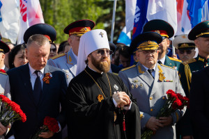 Митрополит Игнатий принял участие в торжествах в честь годовщины Великой Победы