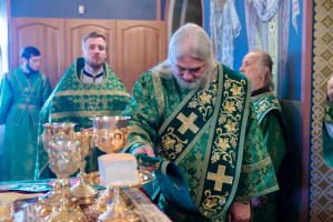 Митрополит Игнатий совершил Божественную литургию и великую вечерню в Свято-Троицком кафедральном соборе г. Саратова