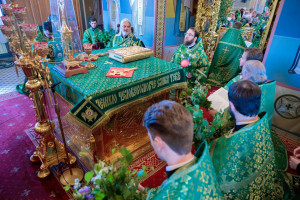 Митрополит Игнатий совершил Божественную литургию и великую вечерню в Свято-Троицком кафедральном соборе г. Саратова