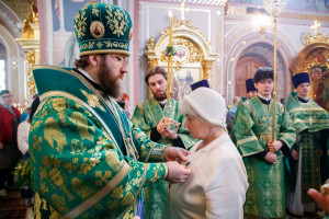 Божественная литургия и великая вечерня в Свято-Троицком кафедральном соборе г. Саратова