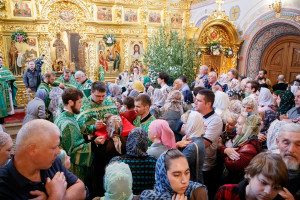 Божественная литургия и великая вечерня в Свято-Троицком кафедральном соборе г. Саратова