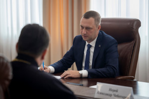 Митрополит Игнатий встретился с губернатором Саратовской области Романом Викторовичем Бусаргиным