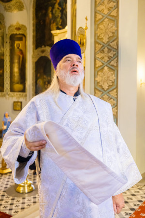 Митрополит Игнатий и митрополит Владимир совершили Божественную литургию в Свято-Духовском соборе г. Саратова