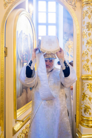 Митрополит Игнатий и митрополит Владимир совершили Божественную литургию в Свято-Духовском соборе г. Саратова
