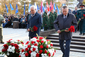 В парке Победы увековечили память погибших земляков в ходе специальной военной операции