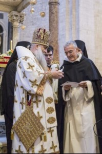 В день памяти святителя Николая Чудотворца Митрополит Лонгин возглавил Литургию в верхнем храме базилики святителя Николая г. Бари (Италия)