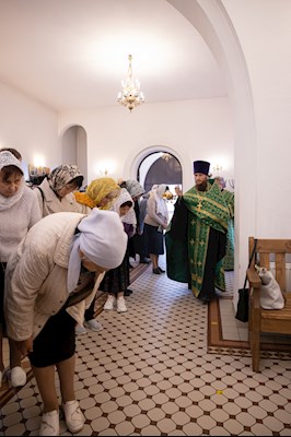 Митрополит Игнатий совершил всенощное бдение в храме преподобного Сергия Радонежского г. Саратова