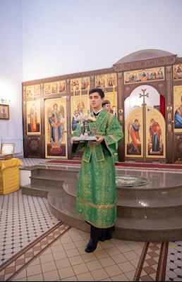 Митрополит Игнатий совершил всенощное бдение в храме преподобного Сергия Радонежского г. Саратова