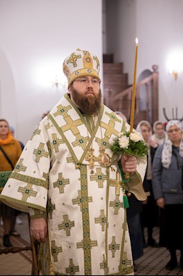 Митрополит Игнатий совершил всенощное бдение в храме преподобного Сергия Радонежского г. Саратова