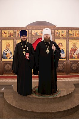 Митрополит Игнатий совершил всенощное бдение в храме преподобного Сергия Радонежского г. Саратова